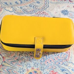 Vibrant Yellow Travel Case
